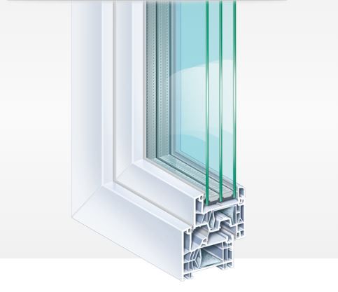 90x120 cm egyszárnyú bukó nyíló fehér műanyag ablak
