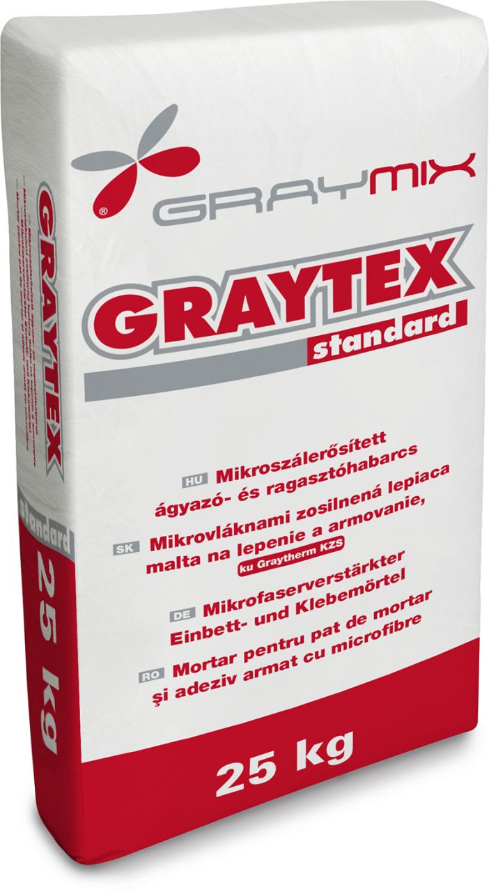 Graytex Standard ragasztó és beágyazó polisztirol lapokhoz 25kg/zsák