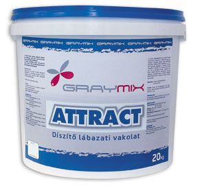 Graymix Attract (GD) 1,5 mm durva lábazati vakolat 42 színben 20 kg/vödör