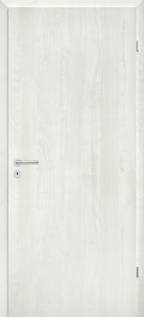 75x210 cm-es, egyszárnyú, beltéri ajtó, tele ajtólappal, 9,5-14 cm-es átfogótokkal, CPL norvég kőris színben