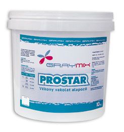 Graymix Prostar Plusz vékonyvakolat alapozó II. színkategória szineiben 10 kg/vödör