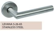 LEVANA S-26-65 STAINLESS STEEL AJTÓKILINCS